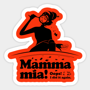 Mamma mia “Goldfish scooping” Sticker